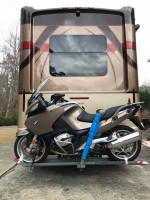 Large Road bike carrier;haul w/o trailer;save ktm adventure