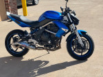2009 Kawasaki Ninja 650 ( 21k miles ) garage kept clean title - BLUE