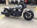 2024 Indian Motorcycle® Scout® Bobber ABS Silver Quartz Smoke