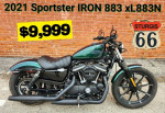 ** 2021 Harley Davidson XL883N IRON ** only 385 miles!! **