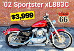 *** 2002 Harley Davidson Sportster 883 ** xL883C
