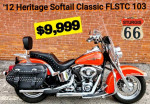 *** 2012 Harley Davidson Softail Heritage Classic FLSTC **103 ENGINE!
