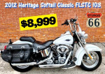 *** 2012 Harley Davidson Softail Heritage Classic 103 ** LOW Miles **