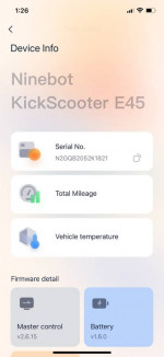 Segway nine bot E 45 kick scooter