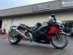 2011 Suzuki Hayabusa Black/Red, 240 rear tire and swingarm, lights