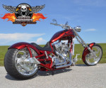 2006 BOURGET BIKE WORKS PYTHON 330 REAR TIRE CHOPPER, Only 3,642 Miles