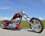 2006 BOURGET BIKE WORKS PYTHON 330 REAR TIRE CHOPPER, Only 3,642 Miles