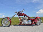 2006 BOURGET BIKE WORKS PYTHON 330 REAR TIRE CHOPPER, Only 3,642 Miles