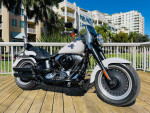 2011 Harley Davidson Fat Boy Lo denim white **YES WE FINANCE***