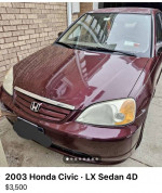 2003 Honda Civic 69,000 mi