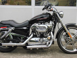 2005 Harley Davidson XL 1200 Sportster Custom (Black) Bike Runs Good!