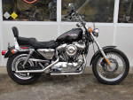 2001 Harley Davidson XL 1200 Sportster Custom (Black) Bike Runs Good!