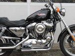 2001 Harley Davidson XL 1200 Sportster Custom (Black) Bike Runs Good!