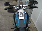 2008 Harley FXDF Dyna Fat Bob (Black with Blue Flames) Six Speed