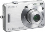 Sony Cyber-shot DSC-W50 6.0MP Digital Camera - Silver