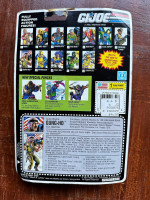 Vintage Original 1991 GI Joe ARAH Gung-Ho Action Figure 12 Back MOSC