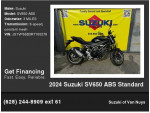2024 Suzuki SV650 ABS Standard