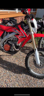 2009 Honda CRF 450X with Timbersled Snowbike