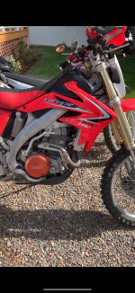 2009 Honda CRF 450X with Timbersled Snowbike