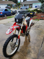 2006 Honda Crf450r red sticker