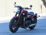 Used 2022 Triumph Bonneville Bobber Gold Line Carnival Red/Sapphire