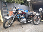 1976 Bonneville Triumph Motorcycle
