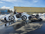 YZ450f w Snow Kit