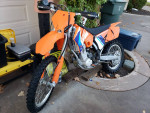 2005 KTM 450 EXC ELECTRIC START GREEN STICKER Trade or Offer?