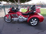 2003 HONDA GOLDWING GL1800 W/DFT TRIKE KIT AND MATCHING TRAILER, EXLNT
