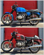 1976 BMW R90/6 and 1977 BMW R100/7