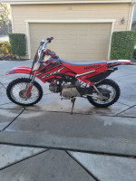 2004 Honda CRF 70 dirt bike green stickered