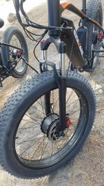 Dual Motor 1500W 48V 18Ah Electric Dirt Bike Package-2 eBikes+Rack