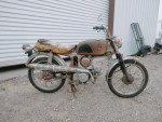 1969 Honda CL90 Scrambler stored 30 years