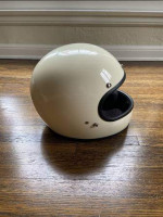 Biltwell Gringo DOT Full Face Motorcycle Helmet - L - Vintage White