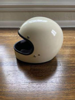 Biltwell Gringo DOT Full Face Motorcycle Helmet - L - Vintage White