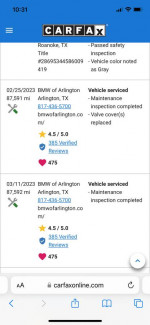 BMW 100,000 mi