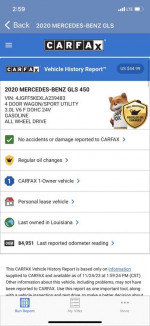 2020 Mercedes-Benz GLS-Class GLS 450 4MATIC AWD 123,000 mi
