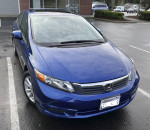 2012 Honda Civic EX FWD 52,000 mi