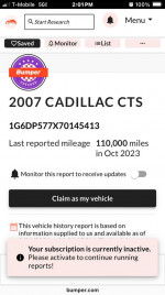 2007 Cadillac CTS 87,000 mi