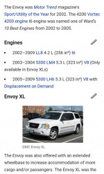 2002 GMC Envoy 60,000 mi