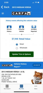 2013 Nissan Versa 142,000 mi