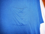 Vintage 80's Plain Blue Tank Top With Pocket XL T Shirt