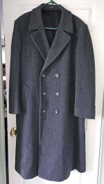 London Fog 100% Wool Top Coat 44 Reg Like New