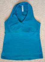Blue Canoe Organic Cotton Yoga Halter Tank Top Women's Small