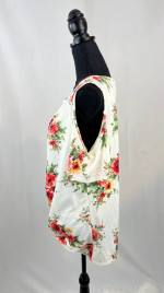 White Floral Top
