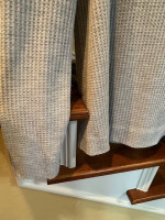* LOFT Hooded thermal waffle knit top * Size Large