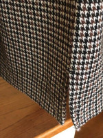 * LOFT Lou & Grey houndstooth mock neck knit top *