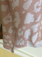 * Pink/White Leopard Print Top * New