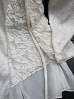 New cream maternity top