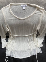 New cream maternity top